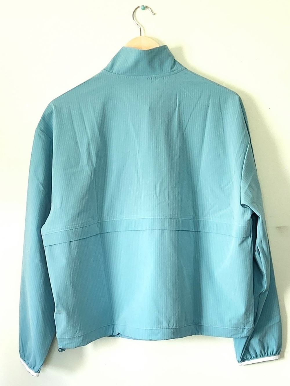 adidas Teal Half-Zip Athletic Pullover - Picture 6 of 6